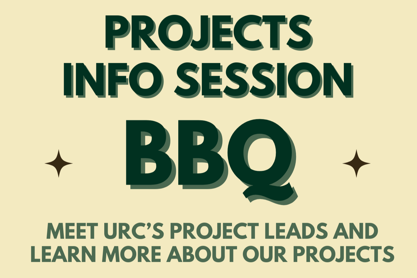 Project Info Session BBQ Banner
